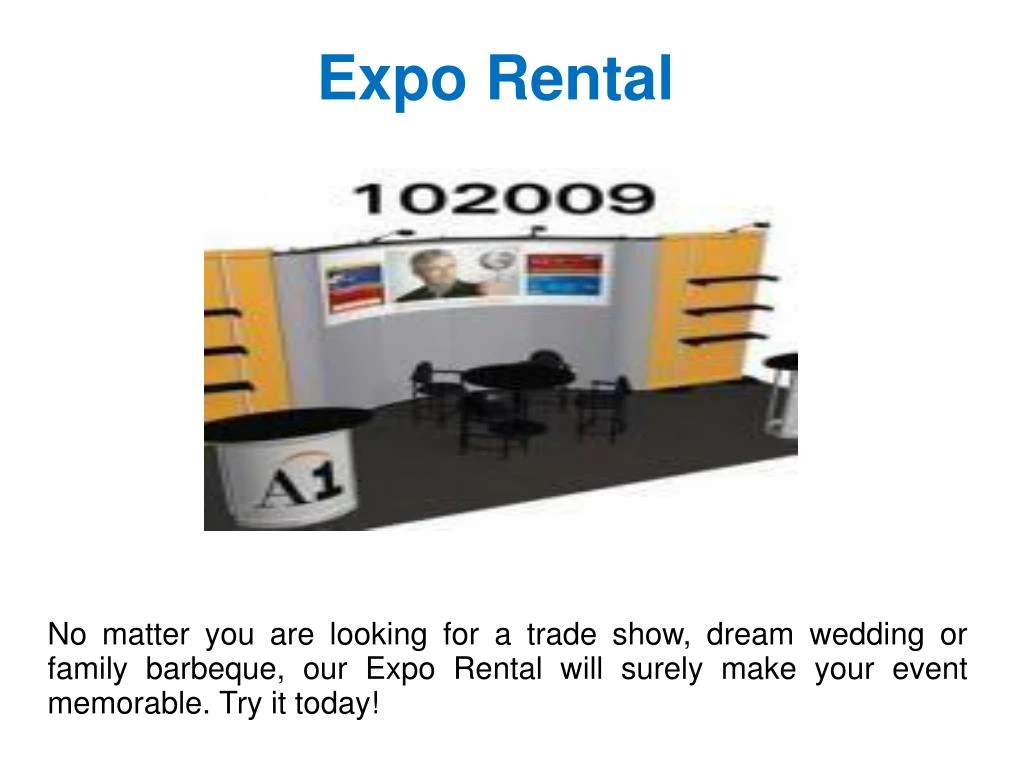 expo rental