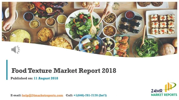United States Food Texture Market Report 2018