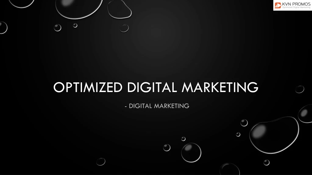 optimized digital marketing