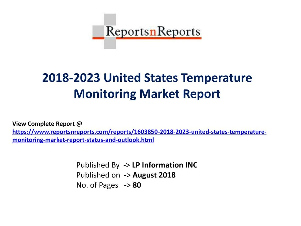 2018 2023 united states temperature monitoring market report