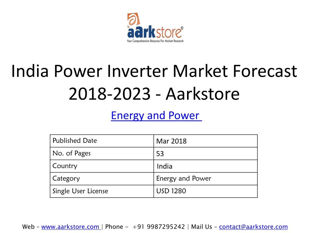 india power inverter market forecast 2018 2023 aarkstore