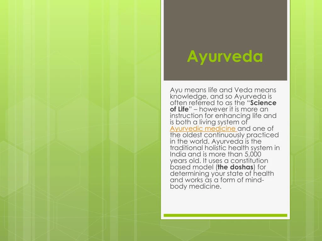 ayurveda