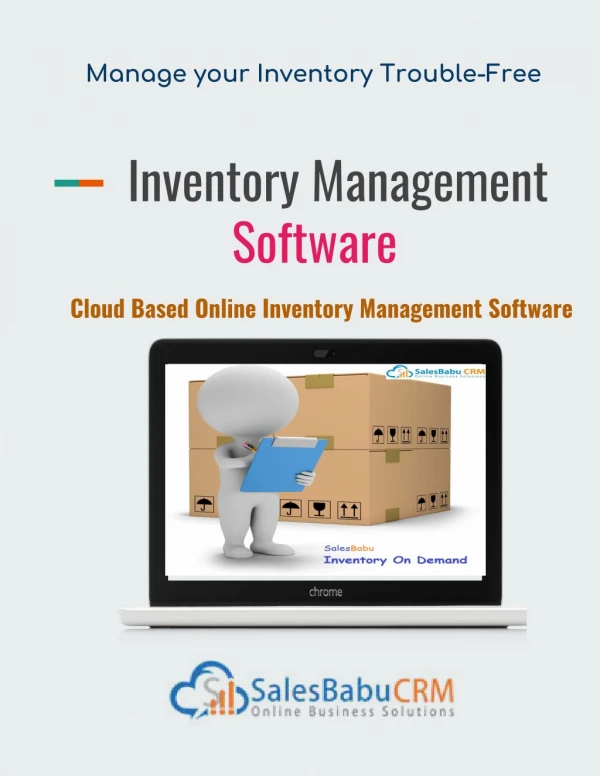 SalesBabu Inventory Software: Cloud Based Online Inventory Management Software