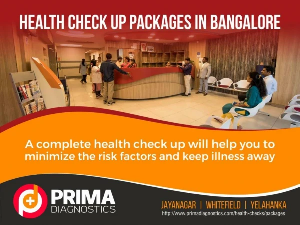 Complete health check up packages in jayanagar, bangalore