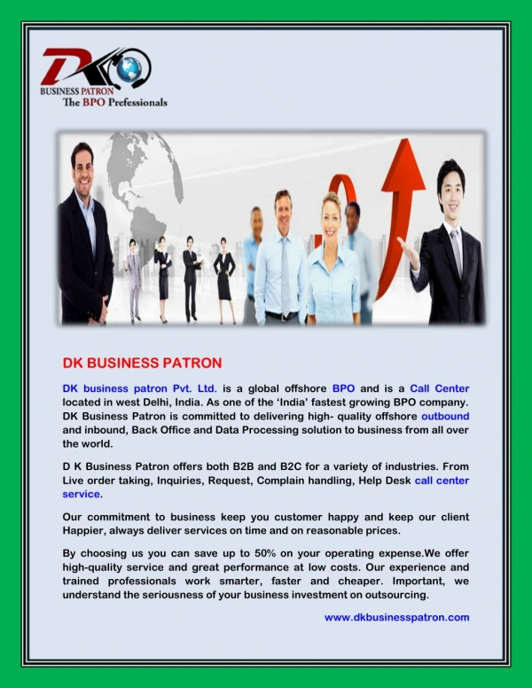 Call Center Service Provider in USA | India @ DK Business Patron