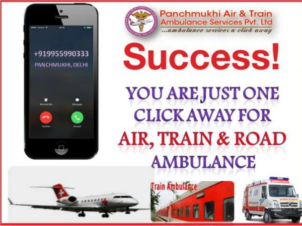 Medical Transport Service by Air Ambulance Service in Guwahati