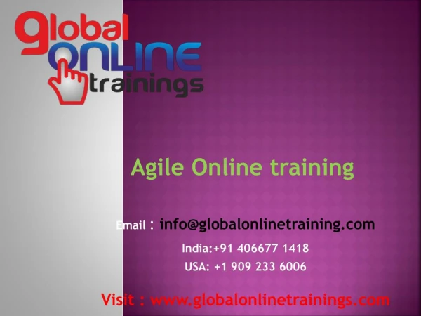 Agile training | Best Agile scrum master training with a certification