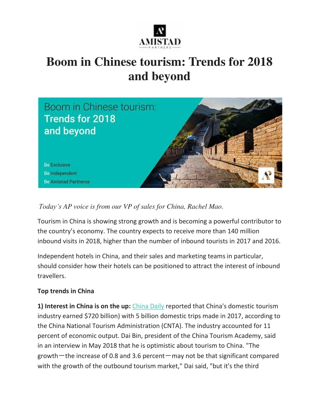 boom in chinese tourism trends for 2018 and beyond