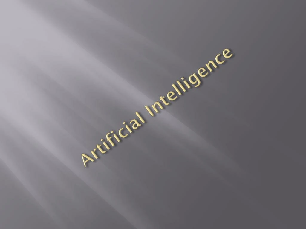 artificial intelligence