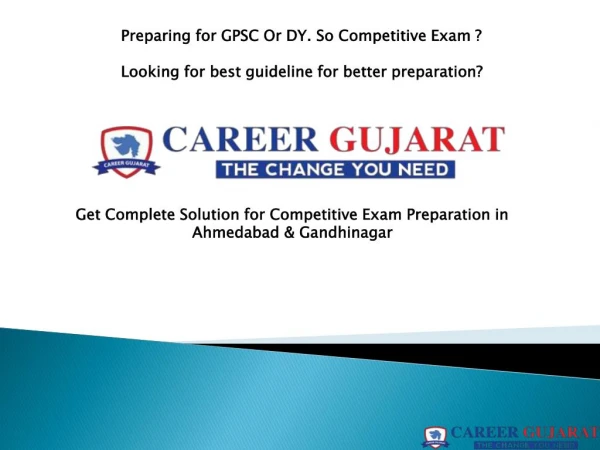 GPCS Coaching Classes Ahmedabad Gandhinagar