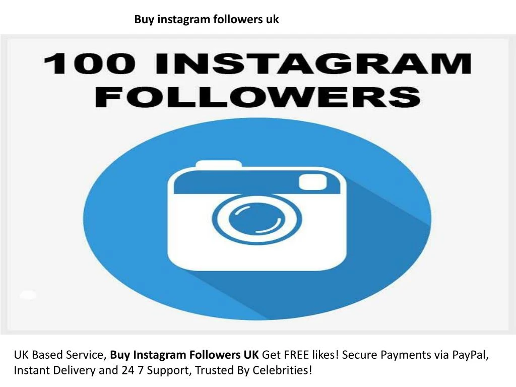 buy instagram followers uk