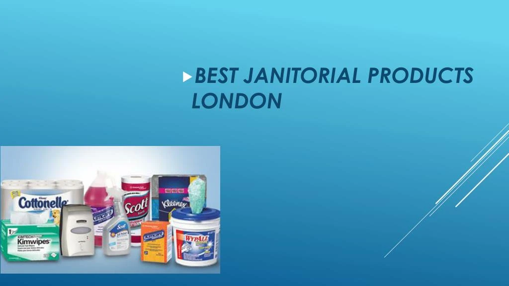best janitorial products london