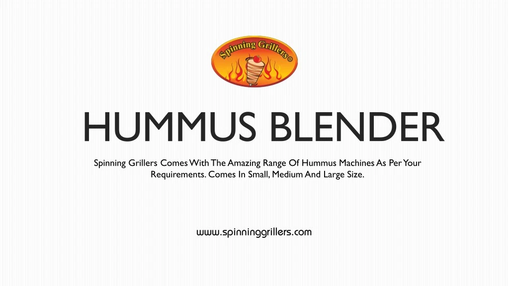 hummus blender