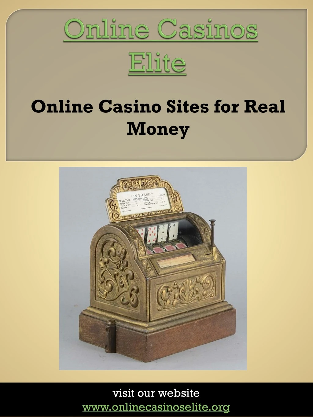 online casino sites for real money