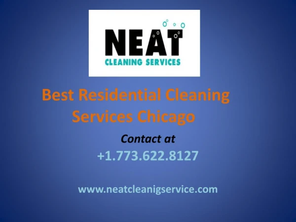 Residential and Commercial Cleaning Services in Chicago 