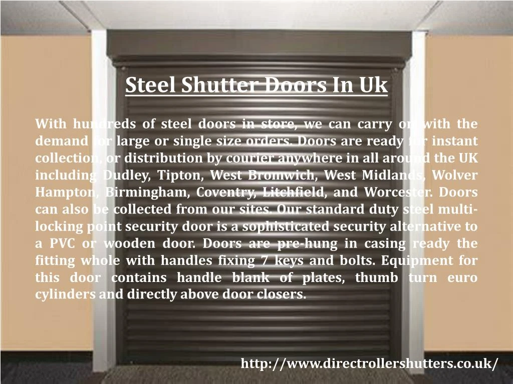 steel shutter doors in uk with hundreds of steel