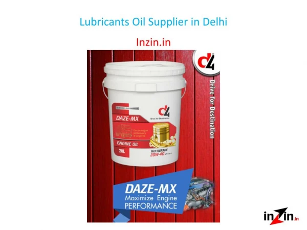 Lubricants Oil Supplier in Delhi