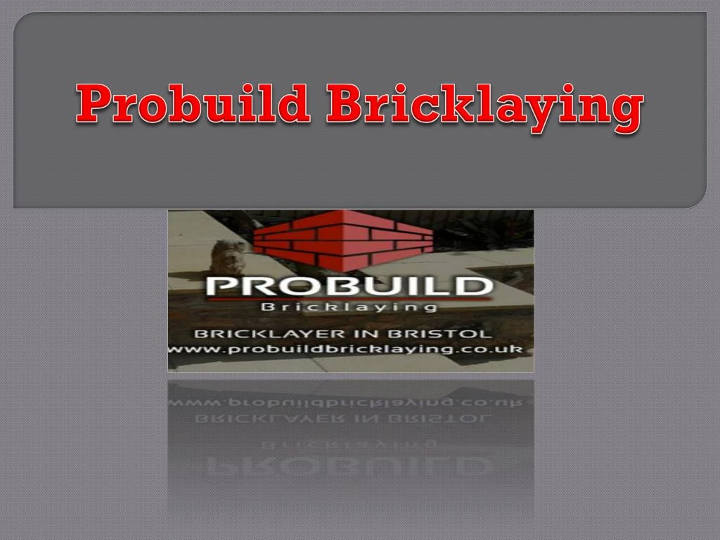 probuild bricklaying