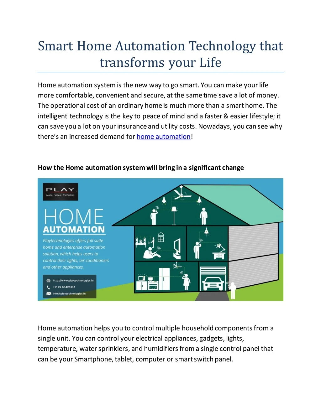 smart home automation technology that transforms