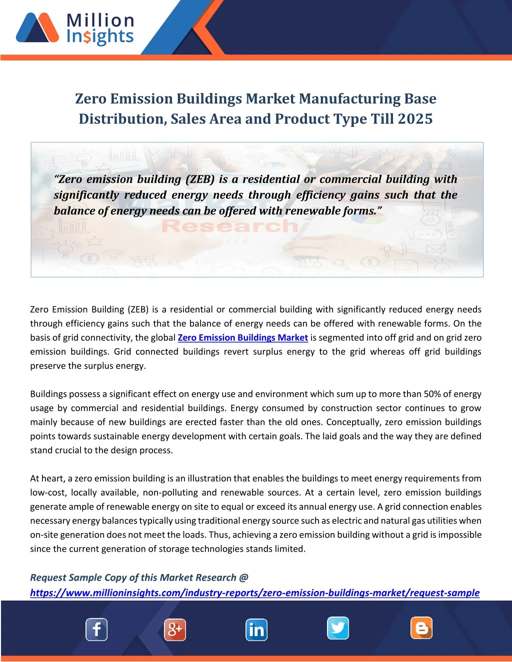 zero emission buildings market manufacturing base