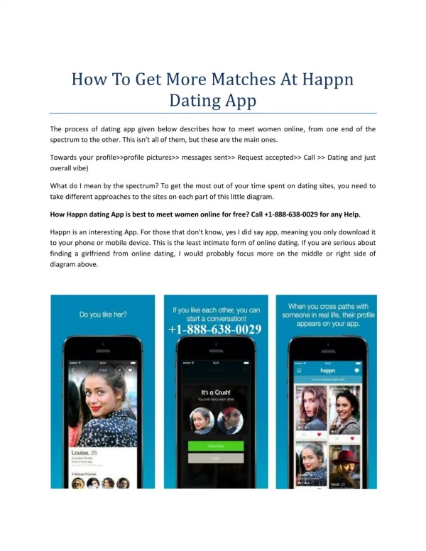Happn Dating App Customer Service.