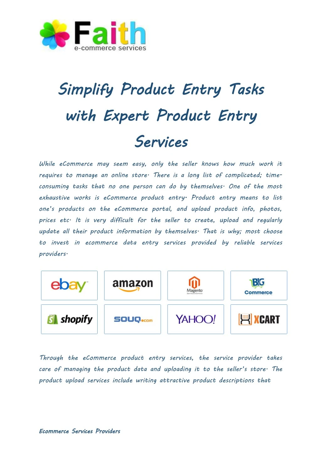 simplify with expert product entry services