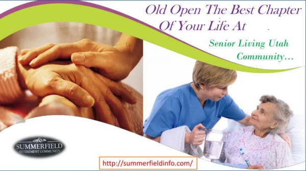 Open The Best Chapter Of Your Life At Senior Living Utah Community