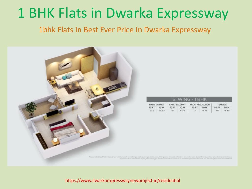 1 bhk flats in dwarka expressway