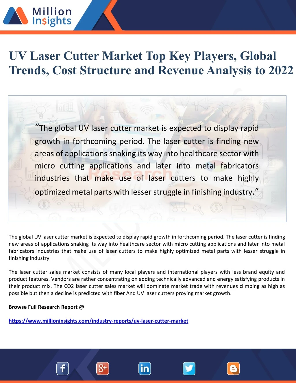 uv laser cutter market top key players global