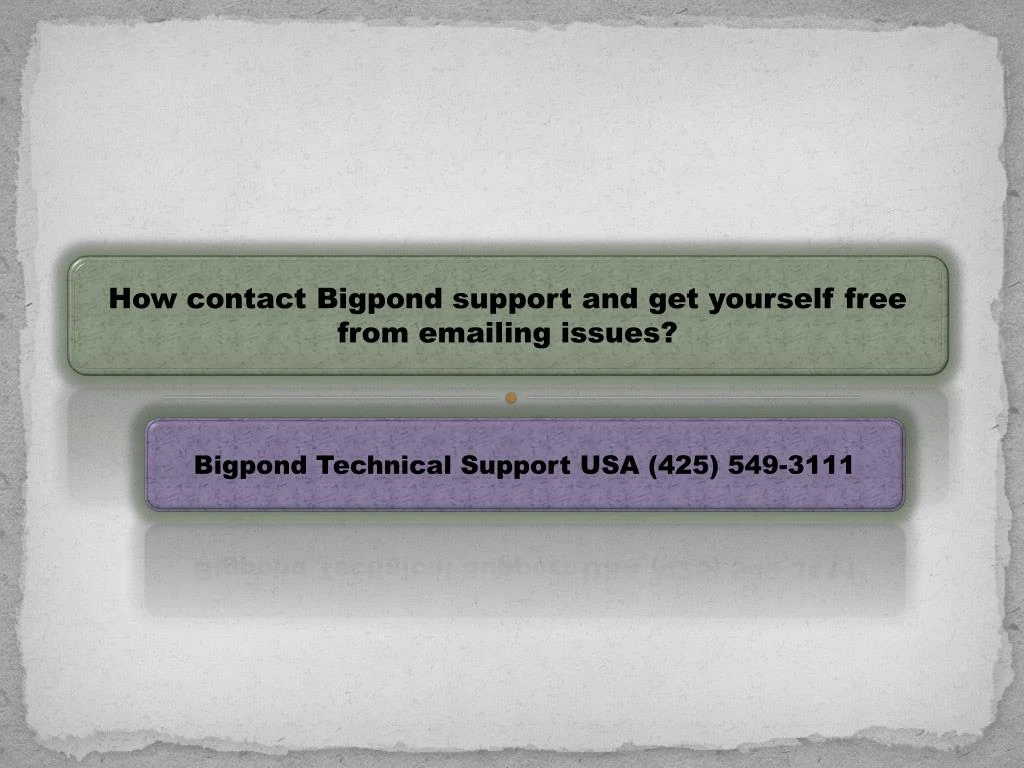 how contact bigpond support and get yourself free
