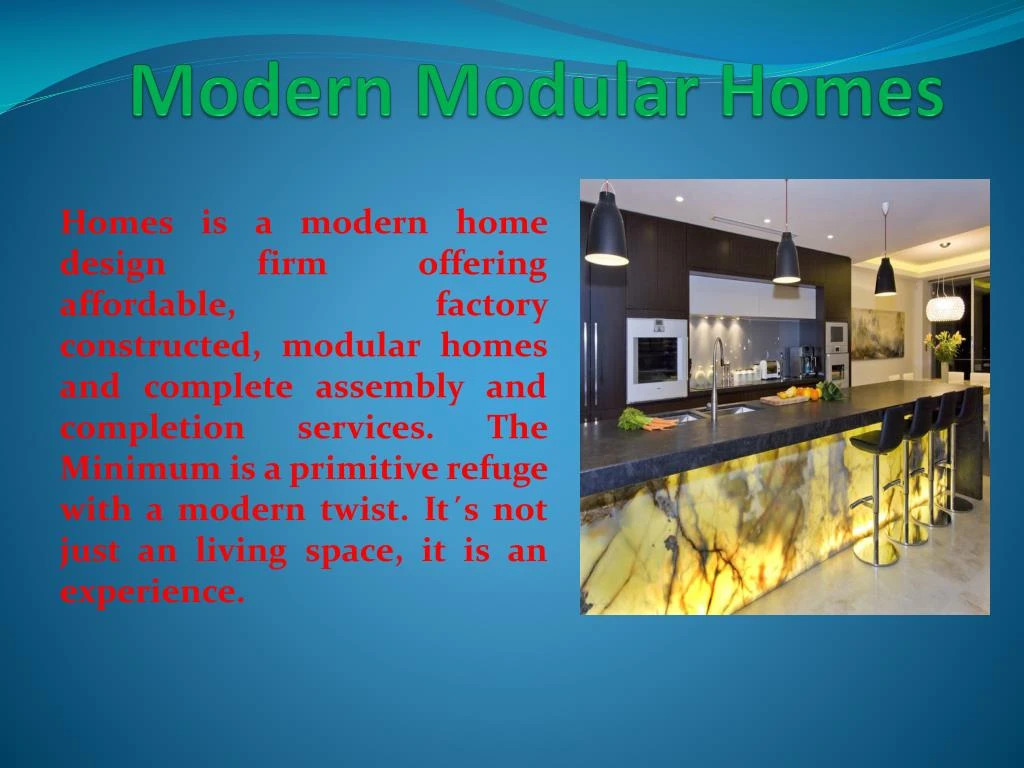 modern m odular homes