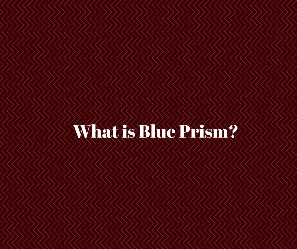 what is blue prism