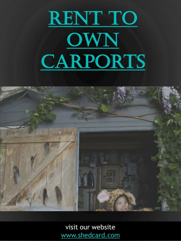 Rent To Own Carports