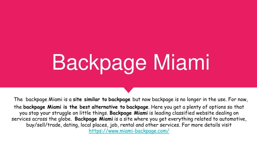 backpage miami