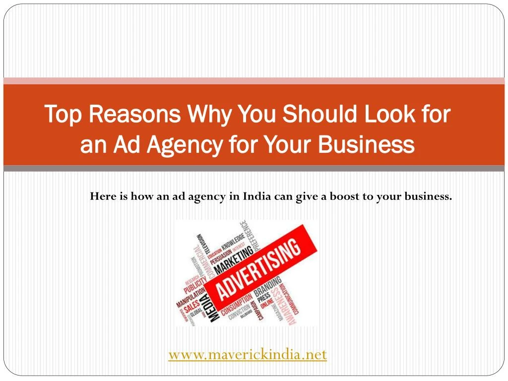 top reasons why you should look for an ad agency for your business
