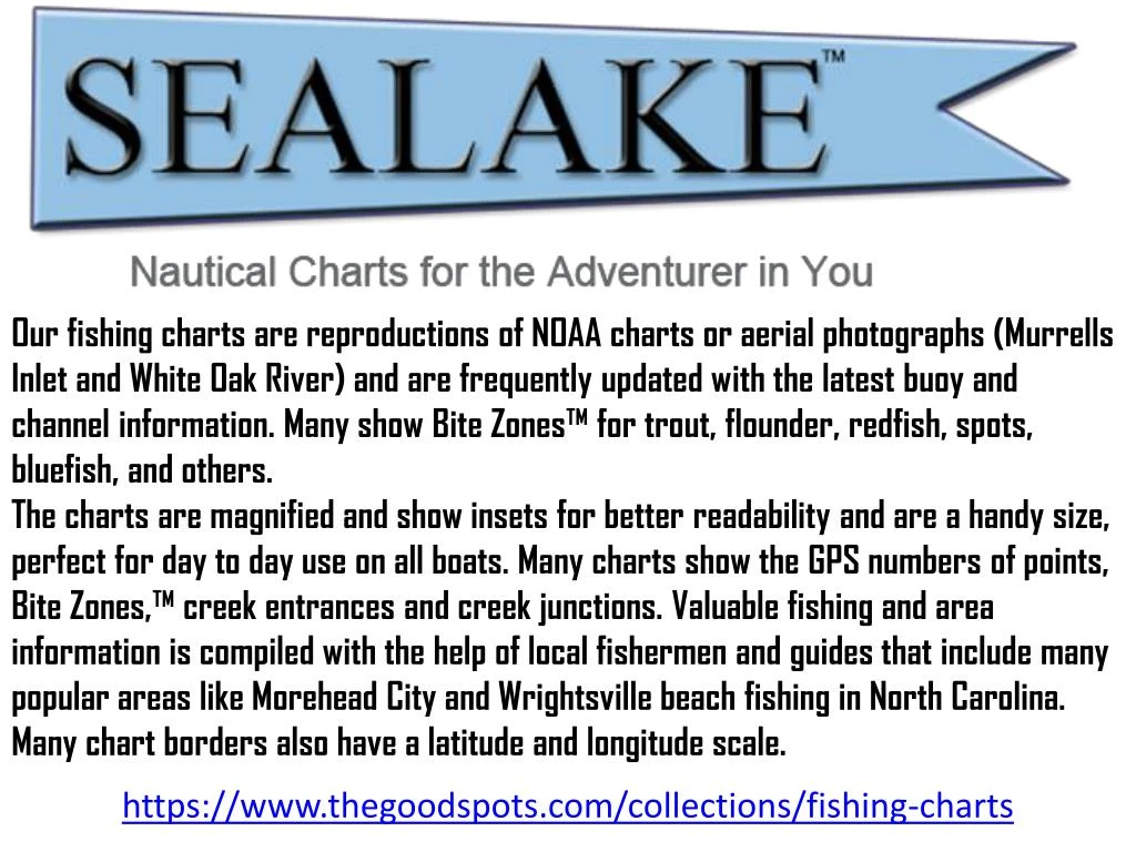our fishing charts are reproductions of noaa