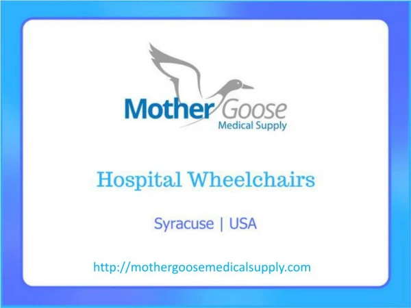 Purchase High Quality Hospital Wheelchair | Mother Goose medical Supply