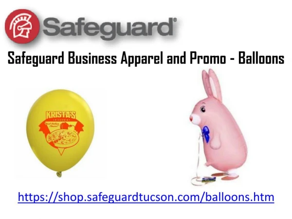 Safeguard Business Apparel and Promo - Balloons