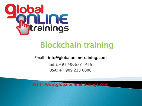 Blockchain training |Blockchain online training with certification-GOT