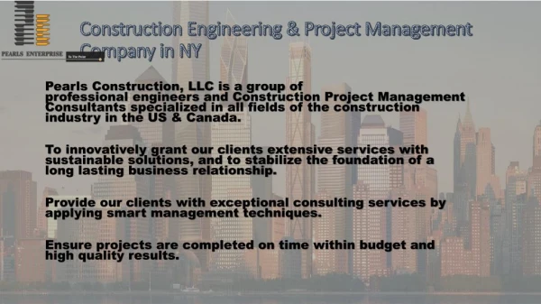 Construction Project Estimating & Scheduling Firm