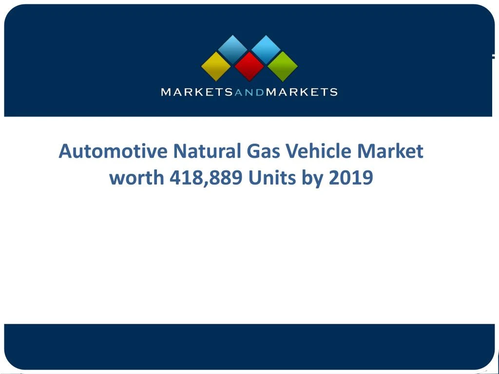 automotive natural gas vehicle market worth