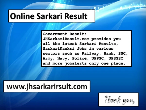 online sarkari result