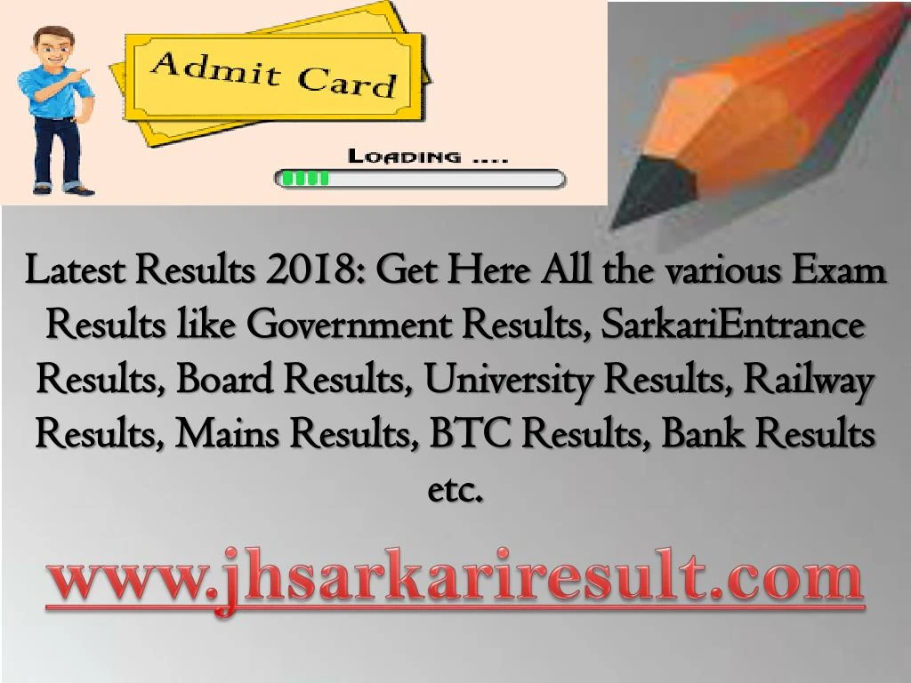 latest results 2018 get here all the various exam