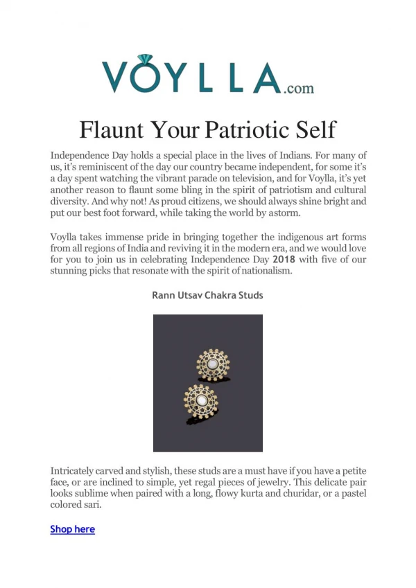 Flaunt Your Patriotic Self