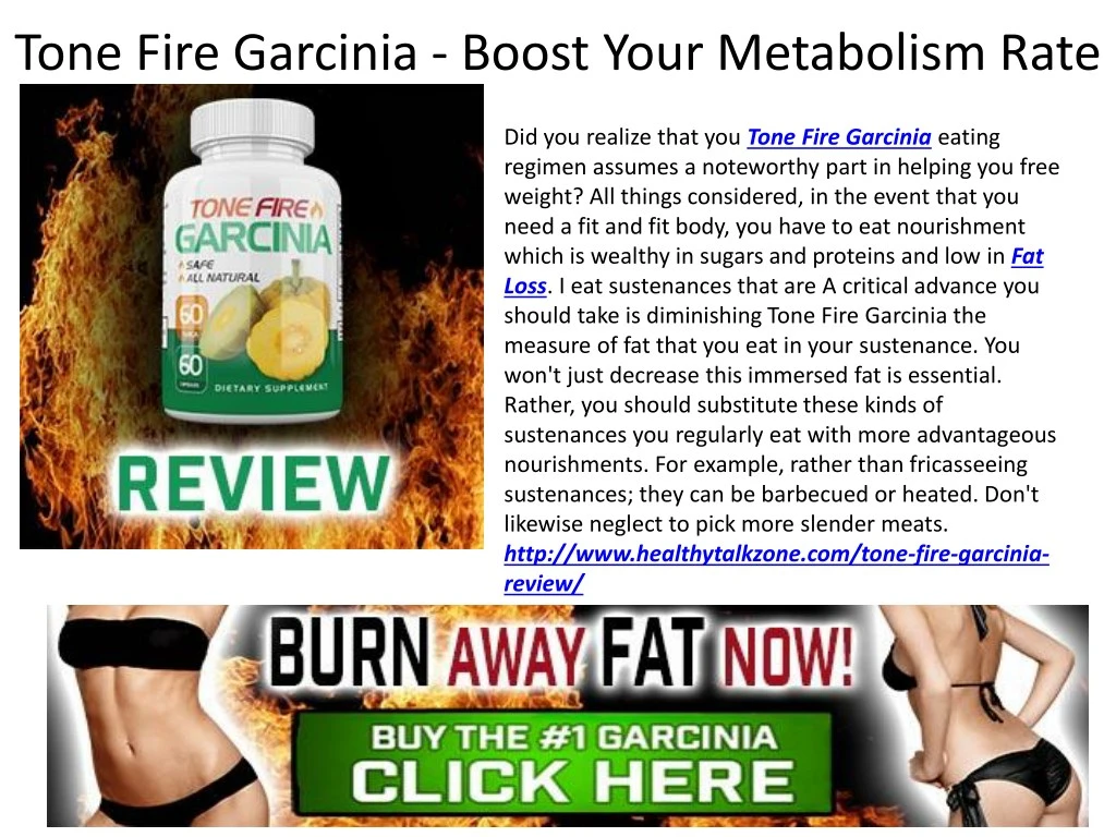tone fire garcinia boost your metabolism rate