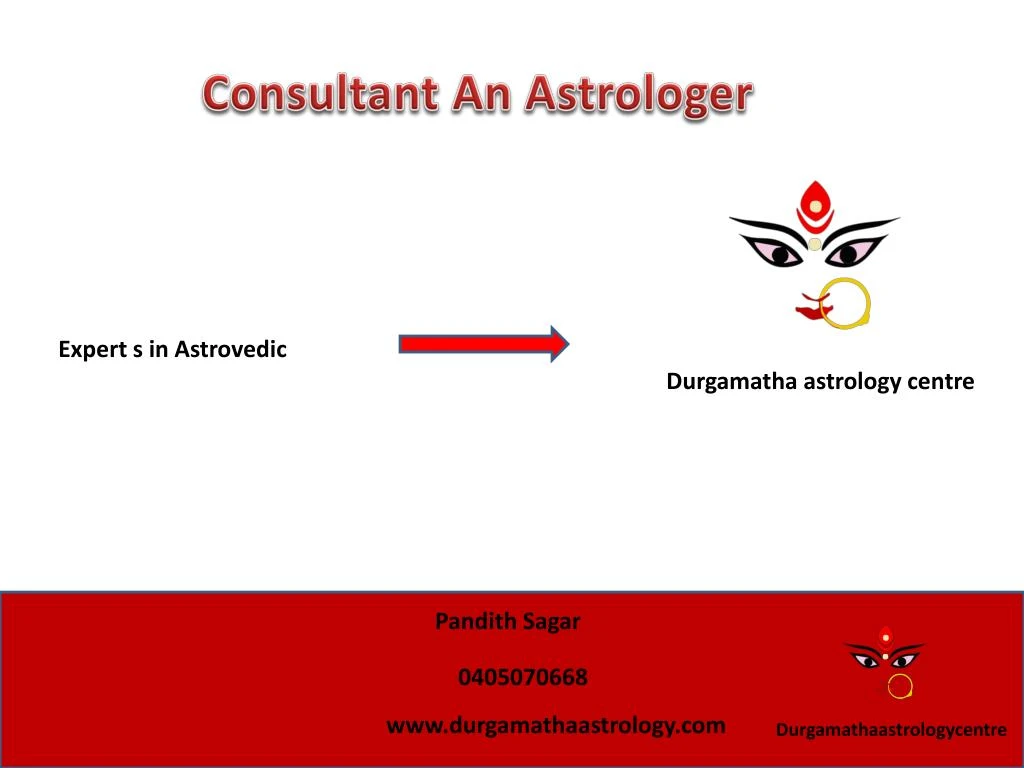 consultant an astrologer