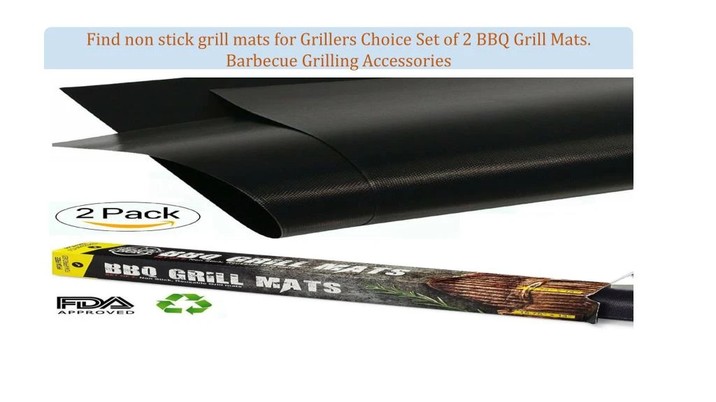 find non stick grill mats for grillers choice