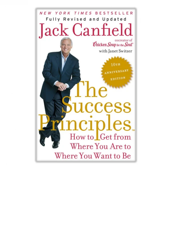 [PDF] Free Download The Success Principles(TM) - 10th Anniversary Edition By Jack Canfield & Janet Switzer