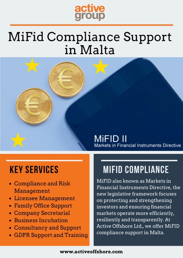 MiFid Compliance Support Malta