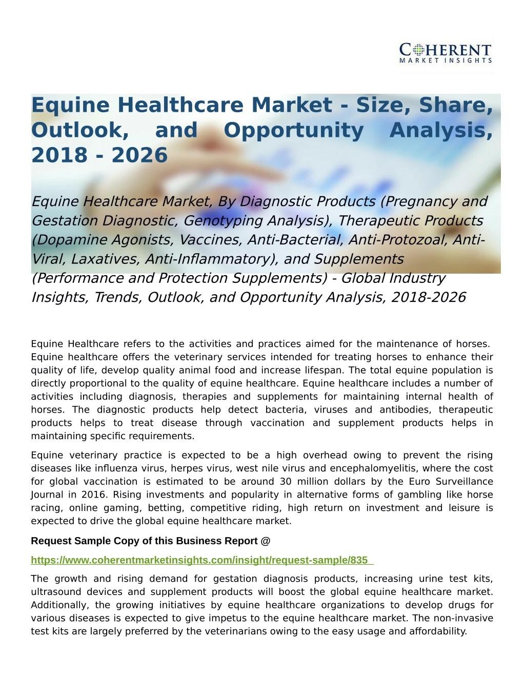 equine healthcare market size share outlook